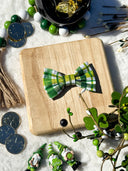 Shamrock Plaid Bow