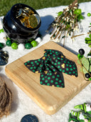 Speckled Gold Shamrock Sailor Bow