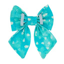 Blue Hearts Sailor Bow