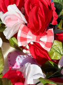 Love Checkered Plaid Bow