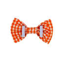 Orange Gingham Bow