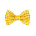 Lemon Gingham Bow