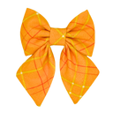 Sunburst Plaid Sailor Bow