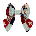 Starry Patchwork Sailor Bow