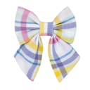 Easter Pastel Plaid Sailor Bow