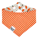 Plaid Carrots Pet Bandana