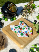 Rainbow Confetti Polka Dot Sailor Bow