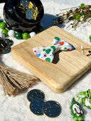 Rainbow Confetti Polka Dot Bow