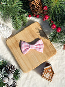 Pink Peppermint Gingham Bow