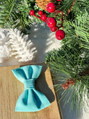 Frosted Teal Bow
