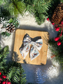 Reindeer Snowglobe Sailor Bow