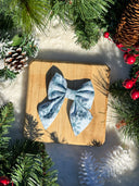 Snowflake Skies Sailor Bow