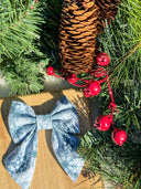 Snowflake Skies Sailor Bow