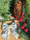 Frosted Pine Sailor Bow