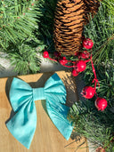 Frosted Teal Sailor Bow