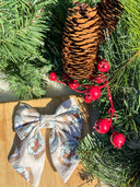 Reindeer Snowglobe Sailor Bow