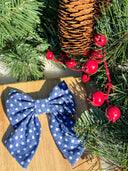 Midnight Snowfall Sailor Bow