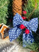 Midnight Snowfall Sailor Bow
