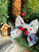 Snowy Playground Sailor Bow