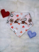Love under the Rainbow - Pet dog cat snap on reversible pet bandana accessories