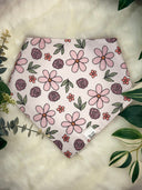 Pretty in Pink - Pet dog cat snap on reversible pet bandana accessories