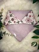 Pretty in Pink - Pet dog cat snap on reversible pet bandana accessories
