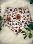 Buzzy Bloom - Pet dog cat snap on reversible pet bandana accessories