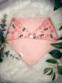 Pastel Garden - Pet dog cat snap on reversible pet bandana accessories