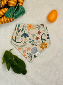 Muted Spring - Pet dog cat snap on reversible pet bandana accessories