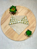 Sprouting Joy - Pet dog cat snap on reversible pet bandana accessories