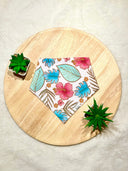 Tropi-cool Blooms - Pet dog cat snap on reversible pet bandana accessories