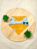 Feeling Fintastic - Pet dog cat snap on reversible pet bandana accessories