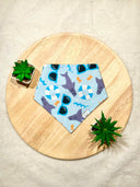 Feeling Fintastic - Pet dog cat snap on reversible pet bandana accessories