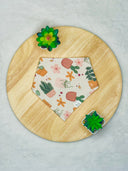 Cactus Cacti - Pet dog cat snap on reversible pet bandana accessories