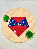 Patriotic Popsicles - Pet dog cat snap on reversible pet bandana accessories