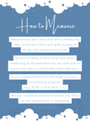 Instructions for how to measure your pet&#39;s neck to get the correct size.