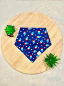Patriotic Popsicles - Pet dog cat snap on reversible pet bandana accessories