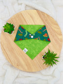 Spring Bugs - Pet dog cat snap on reversible pet bandana accessories