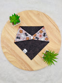 Hippie Halloween - Pet dog cat snap on reversible pet bandana accessories