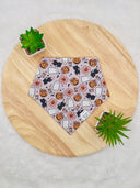 Hippie Halloween - Pet dog cat snap on reversible pet bandana accessories