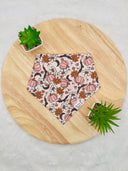 Halloween Pumpkin Bats - Pet dog cat snap on reversible pet bandana accessories