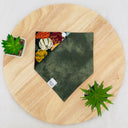 Gourds Pumpkins Squashes - Pet dog cat snap on reversible pet bandana accessories