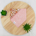 Pumpkin Coffee Lovers - Pet dog cat snap on reversible pet bandana accessories