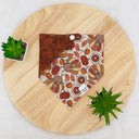 Thanksgiving Turkey - Pet dog cat snap on reversible pet bandana accessories