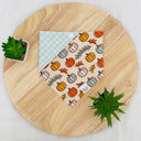 Bunch of Pumpkins - Pet dog cat snap on reversible pet bandana accessories