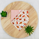 Apple Pumpkin Cherry Pie - Pet dog cat snap on reversible pet bandana accessories