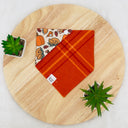 Thanksgiving Dinner Feast - Pet dog cat snap on reversible pet bandana accessories