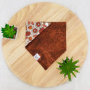 Thanksgiving Turkey - Pet dog cat snap on reversible pet bandana accessories