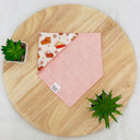 Apple Pumpkin Cherry Pie - Pet dog cat snap on reversible pet bandana accessories