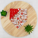 Pumpkin Spice Cinnamon Latte - Pet dog cat snap on reversible pet bandana accessories